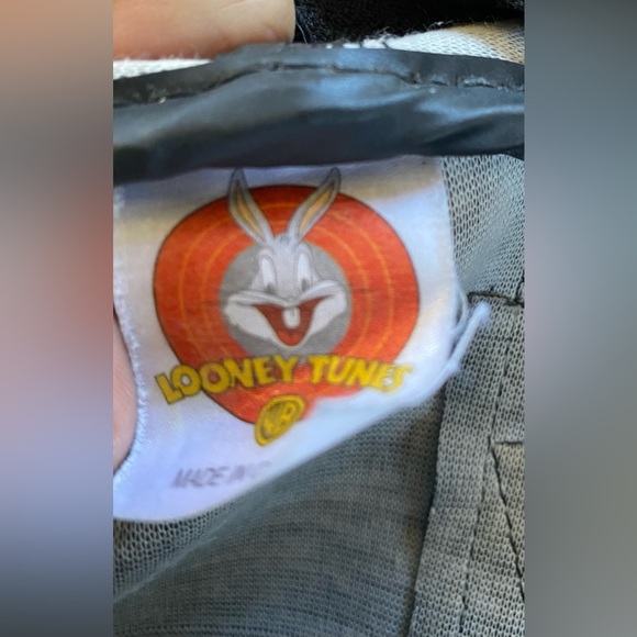 Y2K 90s Looney Tunes Tweety Bird Embroidered Faux Leather Backpack Crossbody VTG - Picture 6 of 7